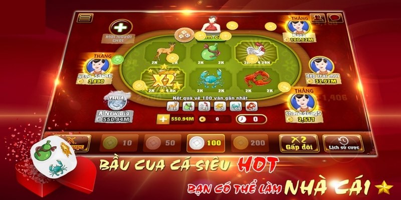 Một số tính năng nổi bật của Bầu Cua iOS